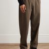 Banasa Straight-Leg Seersucker Suit Trousers - FR Banasa Straight-Leg Seersucker Suit Trousers - FR