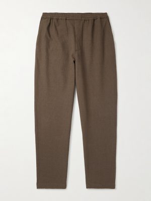 Banasa Straight-Leg Seersucker Suit Trousers