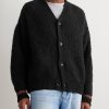Ribbed-Knit Virgin Wool-Blend Cardigan - FR Ribbed-Knit Virgin Wool-Blend Cardigan - FR