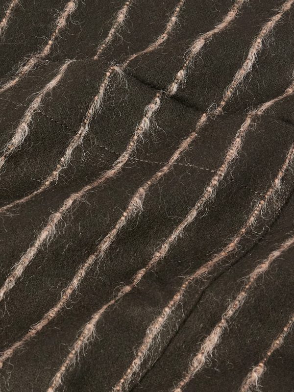 Gusto Striped Virgin Wool-Blend Shirt - CU Gusto Striped Virgin Wool-Blend Shirt - CU
