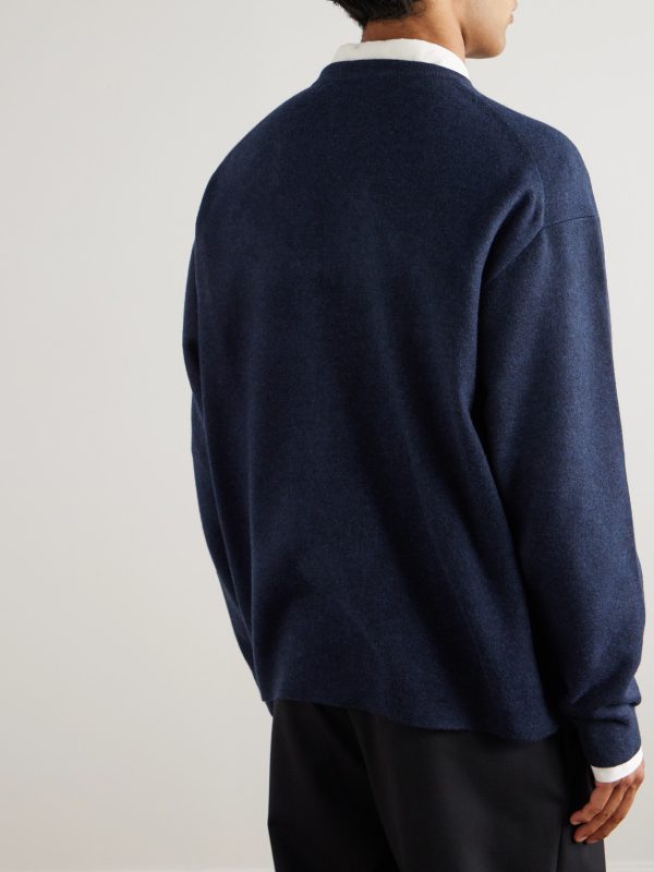 Melton Wool-Blend Sweater - BK