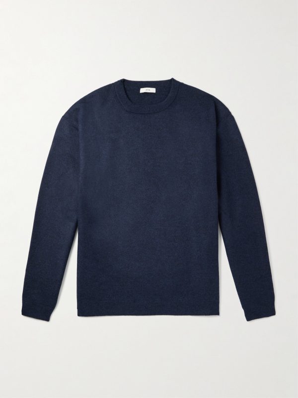 Melton Wool-Blend Sweater