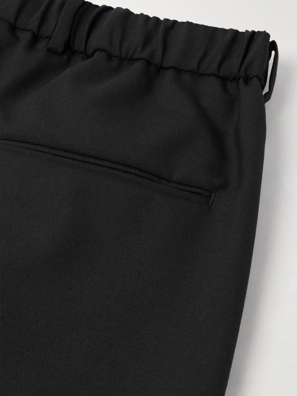 Straight-Leg Pleated Wool Suit Trousers - CU Straight-Leg Pleated Wool Suit Trousers - CU