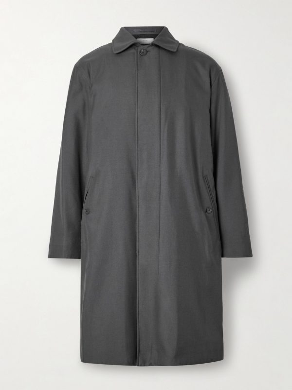 Padded Silk-Twill Jacket