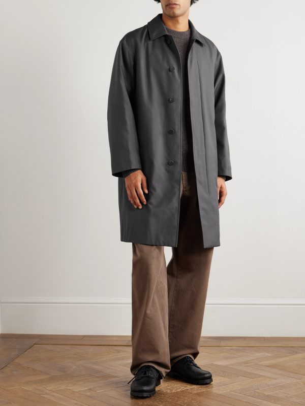 Padded Silk-Twill Jacket - OU