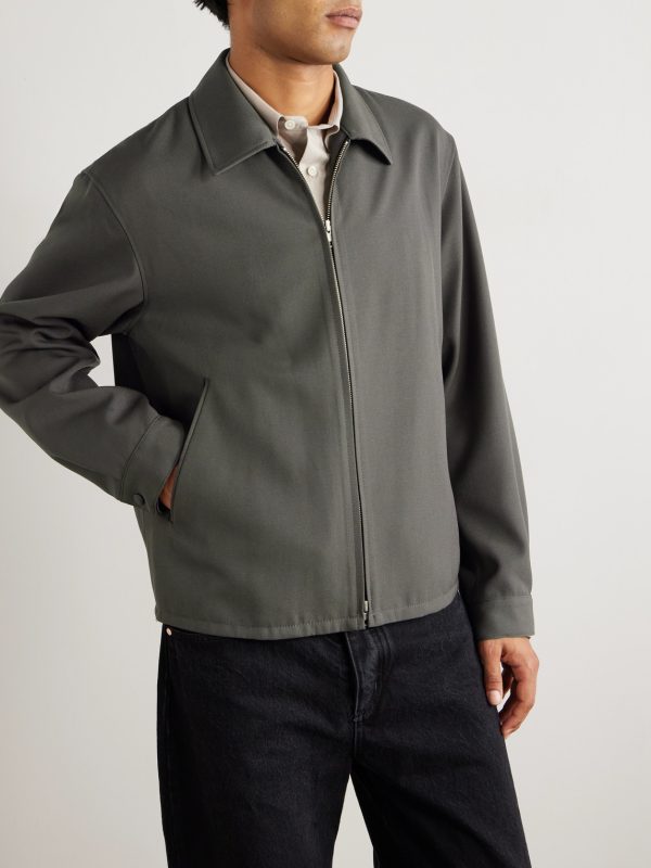 Wool-Twill Harrington Jacket - FR Wool-Twill Harrington Jacket - FR