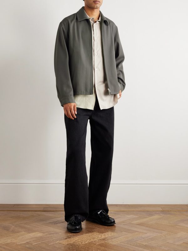 Wool-Twill Harrington Jacket - OU Wool-Twill Harrington Jacket - OU