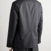 Merino Wool-Flannel Suit Jacket - BK Merino Wool-Flannel Suit Jacket - BK