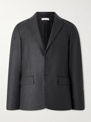 Merino Wool-Flannel Suit Jacket Merino Wool-Flannel Suit Jacket