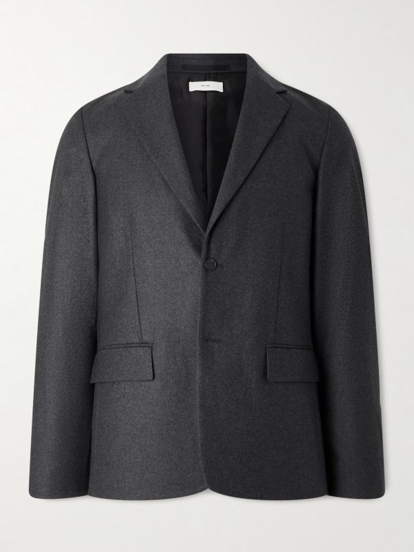 Merino Wool-Flannel Suit Jacket Merino Wool-Flannel Suit Jacket