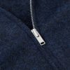 Wool-Blend Half-Zip Polo Sweater - CU Wool-Blend Half-Zip Polo Sweater - CU