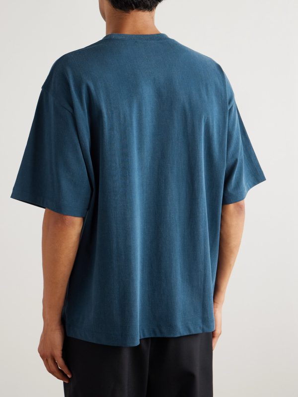 Aging Fresca Plate Cotton-Jersey T-Shirt - BK Aging Fresca Plate Cotton-Jersey T-Shirt - BK