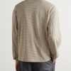 Striped Suvin Cotton Polo Shirt - BK
