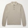 Striped Suvin Cotton Polo Shirt