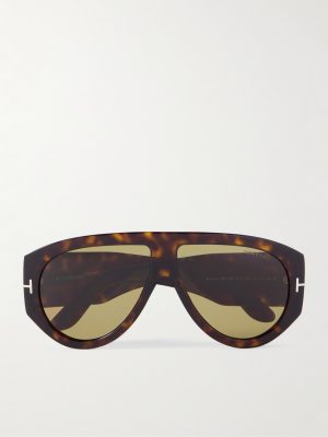 Bronson Aviator-Style Tortoiseshell Acetate Sunglasses Bronson Aviator-Style Tortoiseshell Acetate Sunglasses