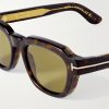 Icon D-Frame Tortoiseshell Acetate Sunglasses - CU Icon D-Frame Tortoiseshell Acetate Sunglasses - CU
