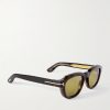 Icon D-Frame Tortoiseshell Acetate Sunglasses - FR Icon D-Frame Tortoiseshell Acetate Sunglasses - FR