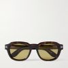 Icon D-Frame Tortoiseshell Acetate Sunglasses Icon D-Frame Tortoiseshell Acetate Sunglasses