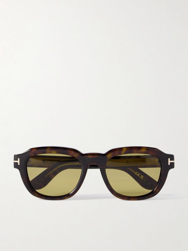 Icon D-Frame Tortoiseshell Acetate Sunglasses Icon D-Frame Tortoiseshell Acetate Sunglasses