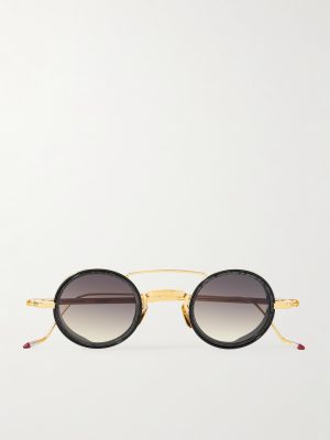 Ringo 2 Round-Frame Gold-Tone and Acetate Sunglasses Ringo 2 Round-Frame Gold-Tone and Acetate Sunglasses