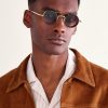 Ringo 2 Round-Frame Gold-Tone and Acetate Sunglasses - OU Ringo 2 Round-Frame Gold-Tone and Acetate Sunglasses - OU