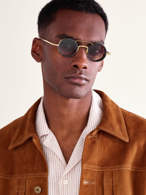Ringo 2 Round-Frame Gold-Tone and Acetate Sunglasses - OU Ringo 2 Round-Frame Gold-Tone and Acetate Sunglasses - OU