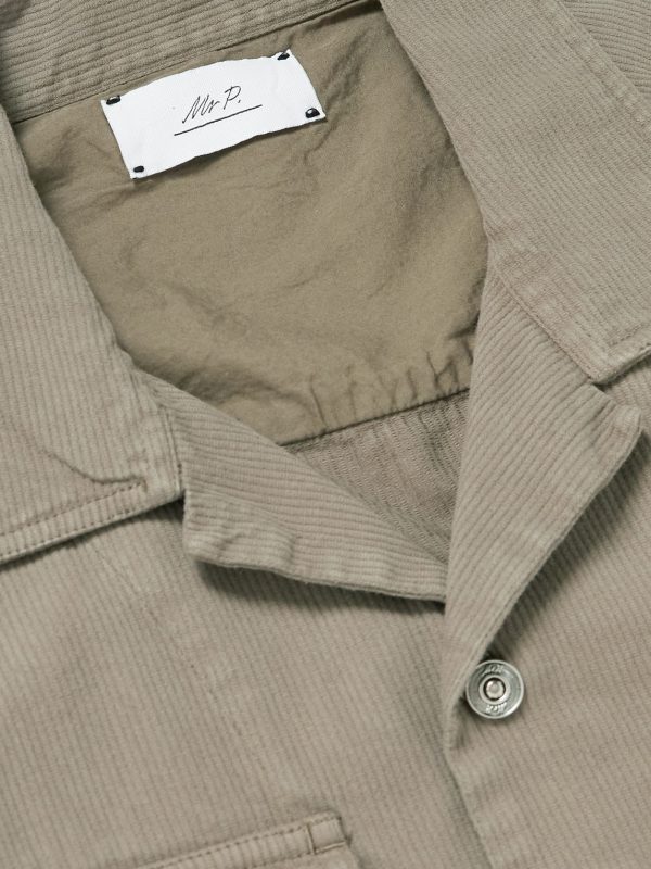 Cotton and Cashmere-Blend Corduroy Overshirt - CU Cotton and Cashmere-Blend Corduroy Overshirt - CU