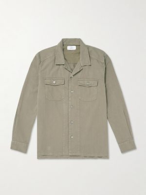 Cotton and Cashmere-Blend Corduroy Overshirt Cotton and Cashmere-Blend Corduroy Overshirt