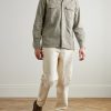 Cotton and Cashmere-Blend Corduroy Overshirt - OU Cotton and Cashmere-Blend Corduroy Overshirt - OU