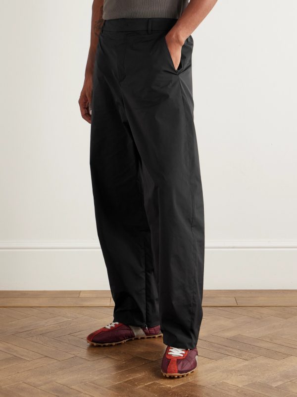 Straight-Leg Taffeta Trousers - FR