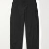 Straight-Leg Taffeta Trousers