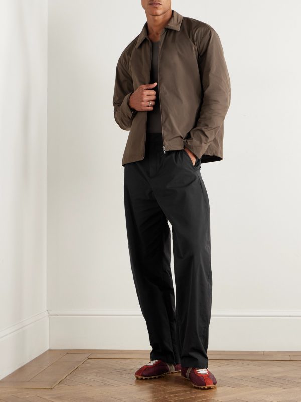 Straight-Leg Taffeta Trousers - OU