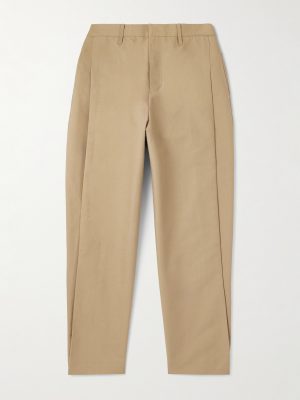Tapered Pleated Cotton Trousers Tapered Pleated Cotton Trousers