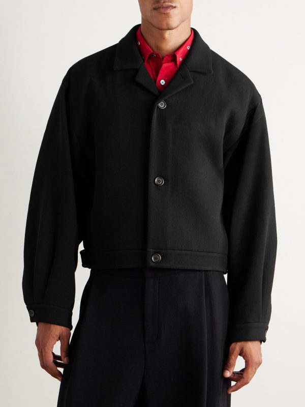 Cropped Wool-Blend Jacket - FR