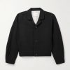 Cropped Wool-Blend Jacket