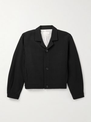 Cropped Wool-Blend Jacket Cropped Wool-Blend Jacket