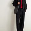 Cropped Wool-Blend Jacket - OU