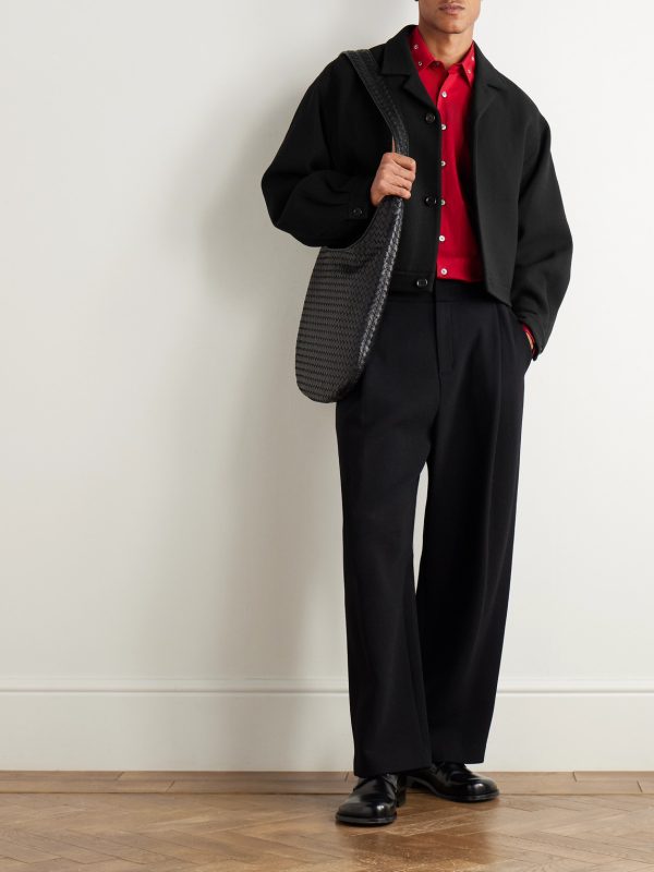 Cropped Wool-Blend Jacket - OU