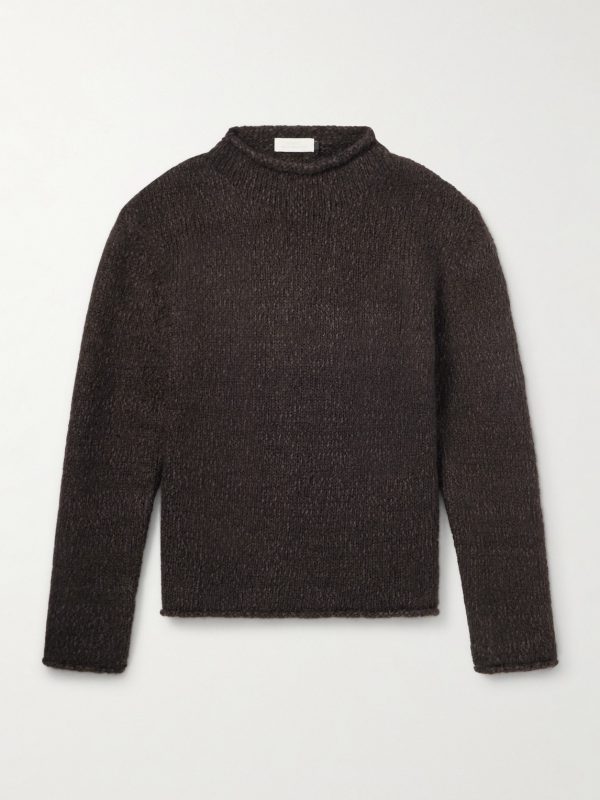 Cotton-Blend Mock-Neck Sweater Cotton-Blend Mock-Neck Sweater