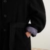 Belted Wool-Blend Coat - E1 Belted Wool-Blend Coat - E1