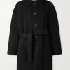 Belted Wool-Blend Coat Belted Wool-Blend Coat