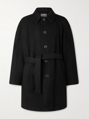 Belted Wool-Blend Coat Belted Wool-Blend Coat