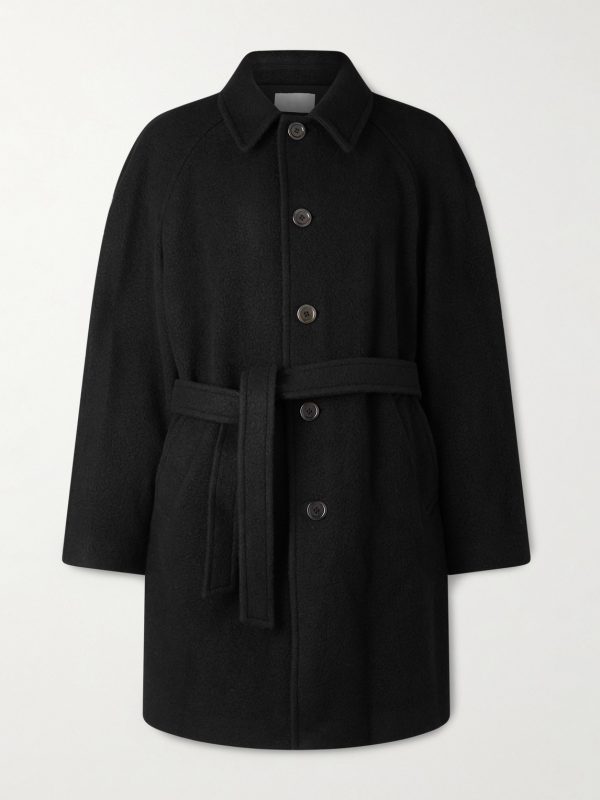 Belted Wool-Blend Coat Belted Wool-Blend Coat