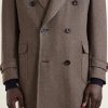 Double-Breasted Wool-Twill Overcoat - CU