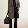 Double-Breasted Wool-Twill Overcoat - OU