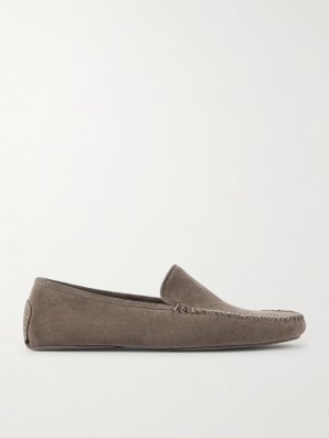 Cashmere-Lined Suede Slippers Cashmere-Lined Suede Slippers