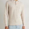 Brushed Cashmere-Blend Polo Shirt - FR
