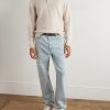 Brushed Cashmere-Blend Polo Shirt - OU
