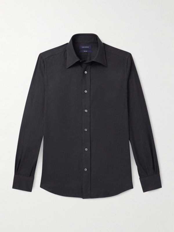 Slim-Fit Cotton-Twill Shirt Slim-Fit Cotton-Twill Shirt