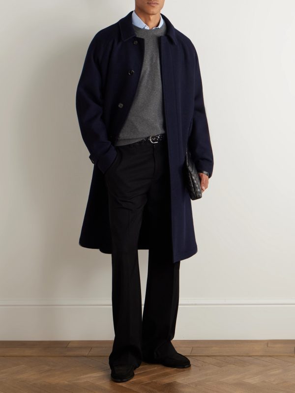 Virgin Wool and Cashmere-Blend Coat - OU Virgin Wool and Cashmere-Blend Coat - OU